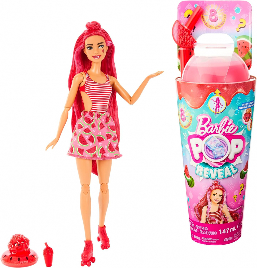 Barbie Pop Reveal Juicy Fruits Series Watermelon Crush doll