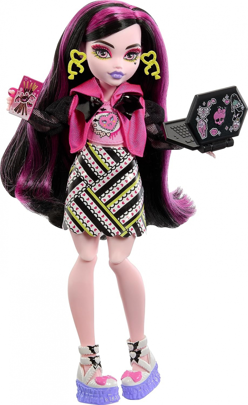 Monster High Skulltimates Secrets Neon Frights series 3 Draculaura doll