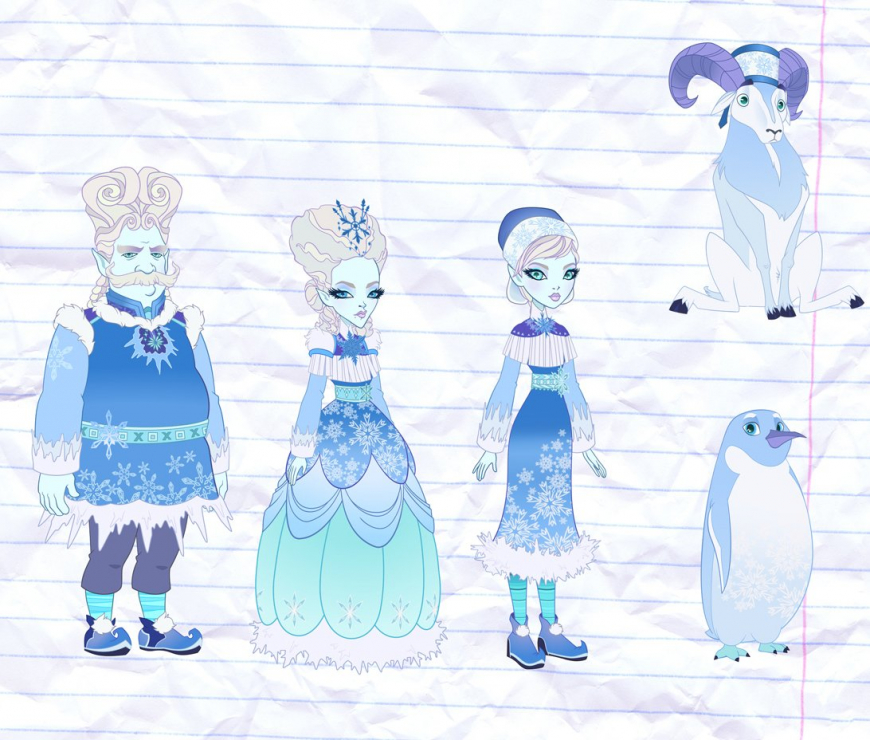 New Ever After High concept art and designs pictures