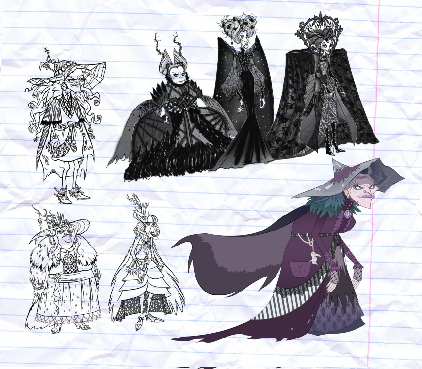 New Ever After High concept art and designs pictures