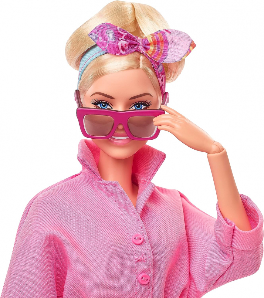 Barbie movie 2023 Barbie in pink jumpsuit doll