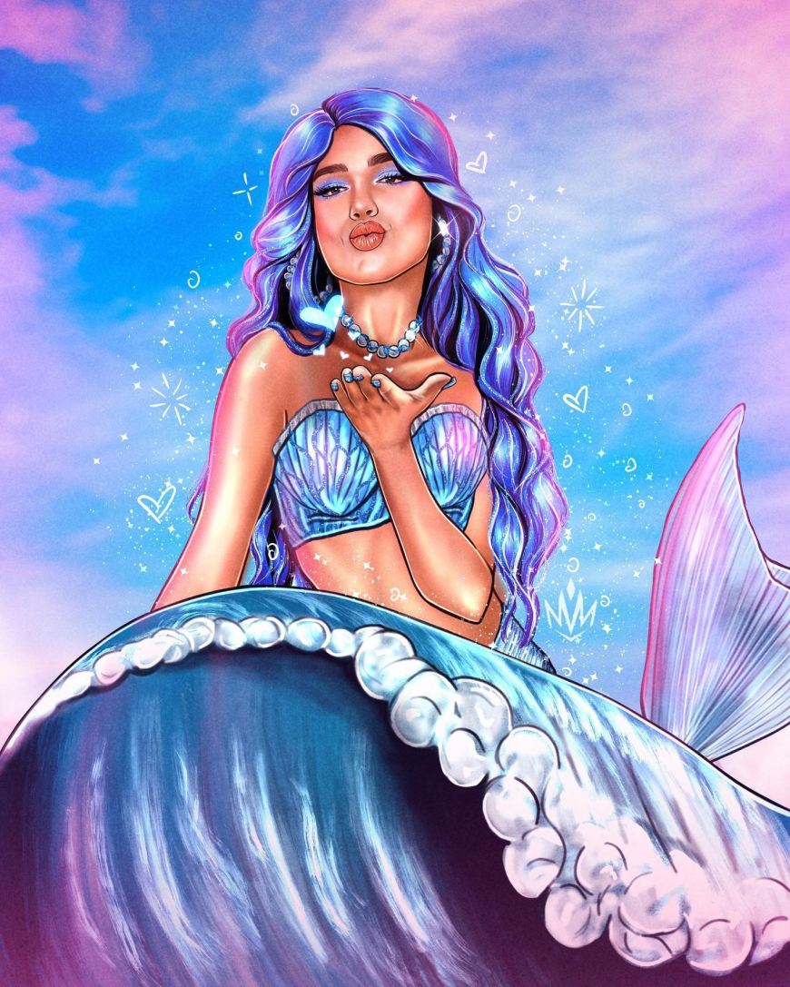 Barbie Dua Lipa Mermaid fan art