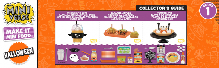 Miniverse Make It Mini Diner Halloween checklist