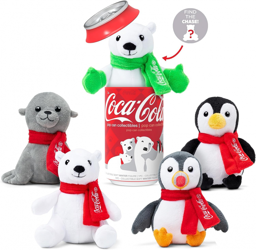 Coca-Cola Pop Cans Collectible plush toys