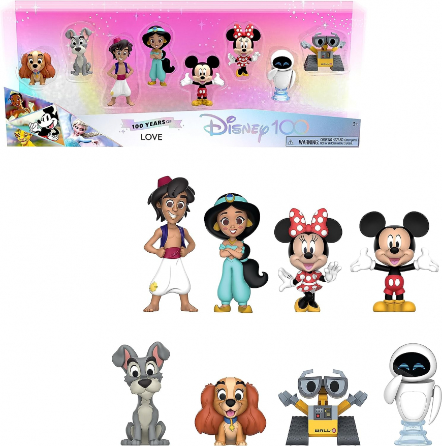 Disney100 Years of Love Celebration Collection pack figures