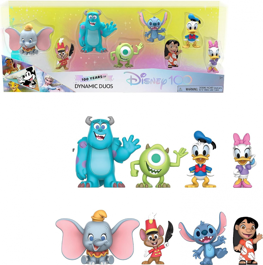 Disney100 Years of Dynamic Duos Collection pack figures