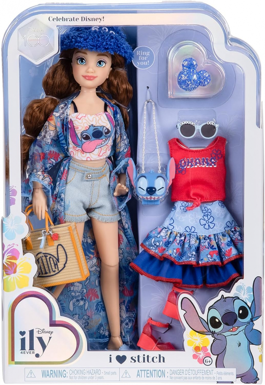 New Disney Ily 4ever Dolls 2023 Ursula Bambi Mickey Mouse Stitch New Disney Ily 4ever Dolls 2023 Ursula Bambi Mickey Mouse Stitch