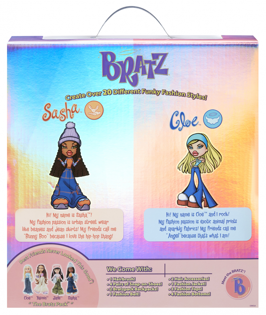 Bratz series 1 Cloe & Sasha dolls 2 pack