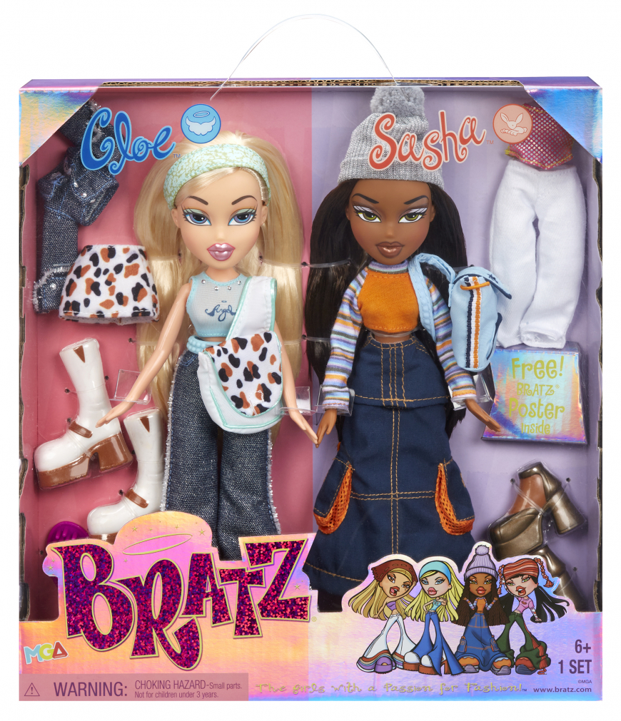 Bratz series 1 Cloe & Sasha dolls 2 pack