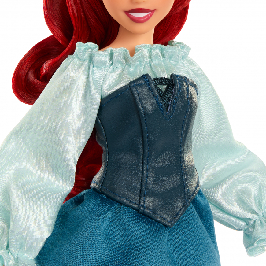 Mattel Disney Princess Retro Ariel doll in Blue dress with bow