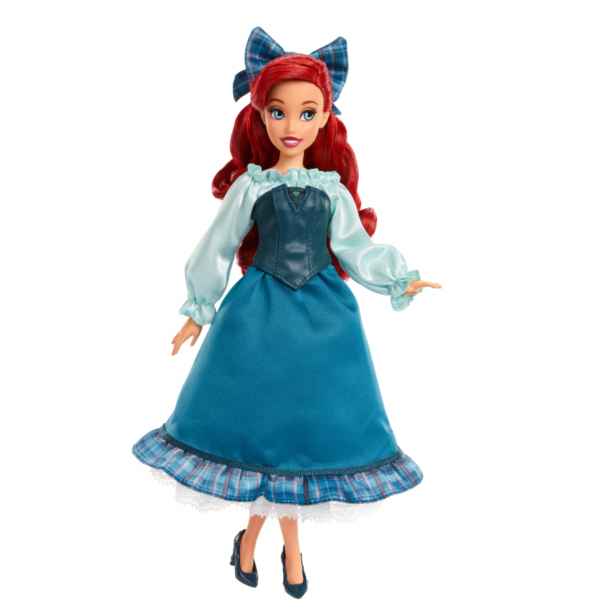 Mattel Disney Princess Retro Ariel doll in Blue dress with bow