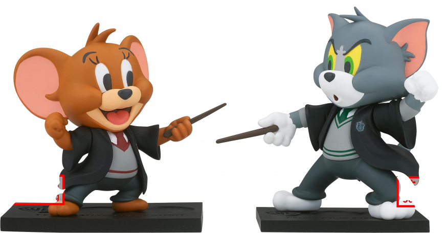 Tom and Jerry WB 100th Anniversary Harry Potter style figures
