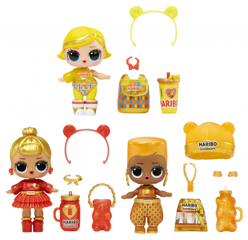 LOL Surprise Mini Sweets Deluxe Haribo Goldbears dolls set