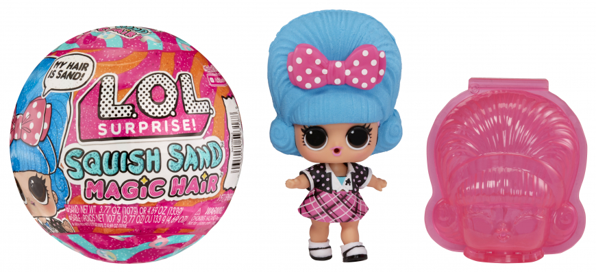 LOL Surprise Squish Sand Magic Hair dolls