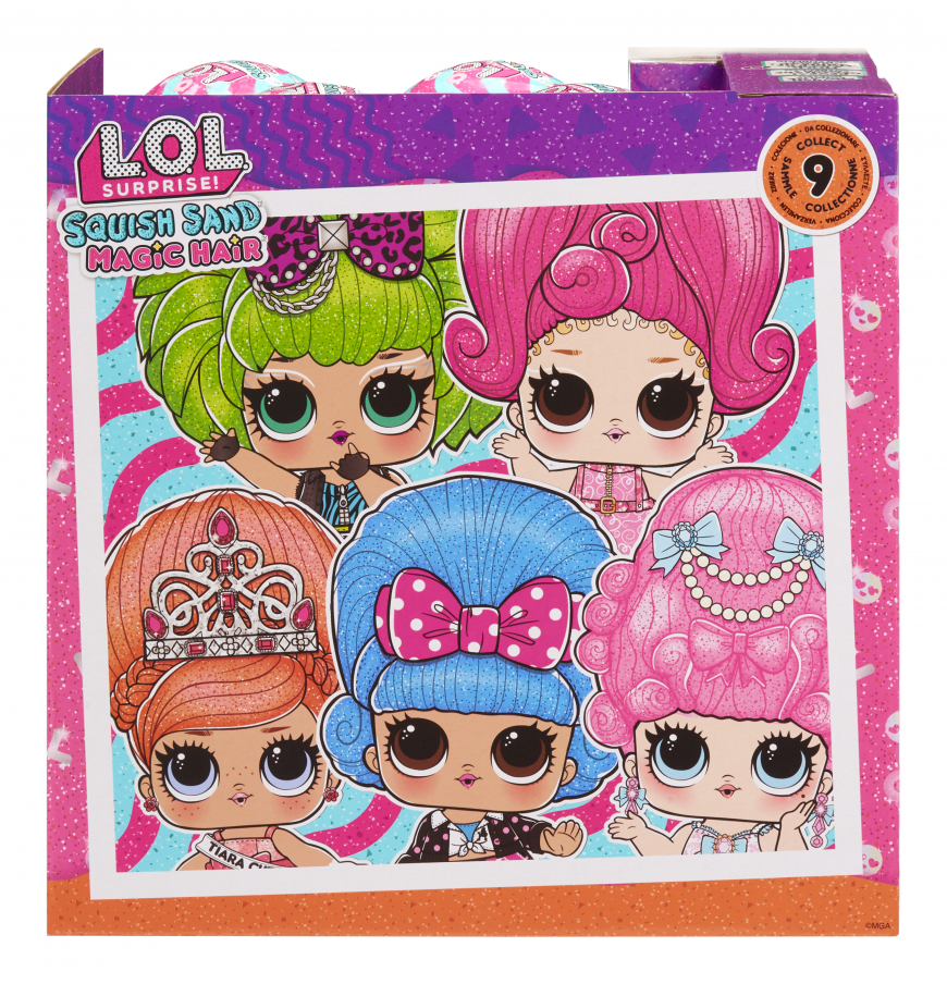 LOL Surprise Squish Sand Magic Hair dolls