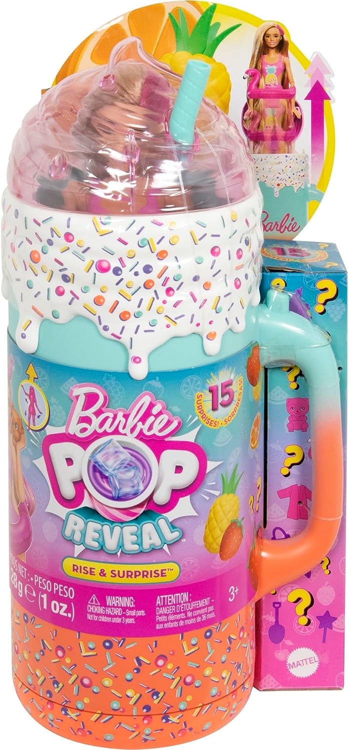 Barbie Pop Reveal Rise and Surprise Giftset with doll