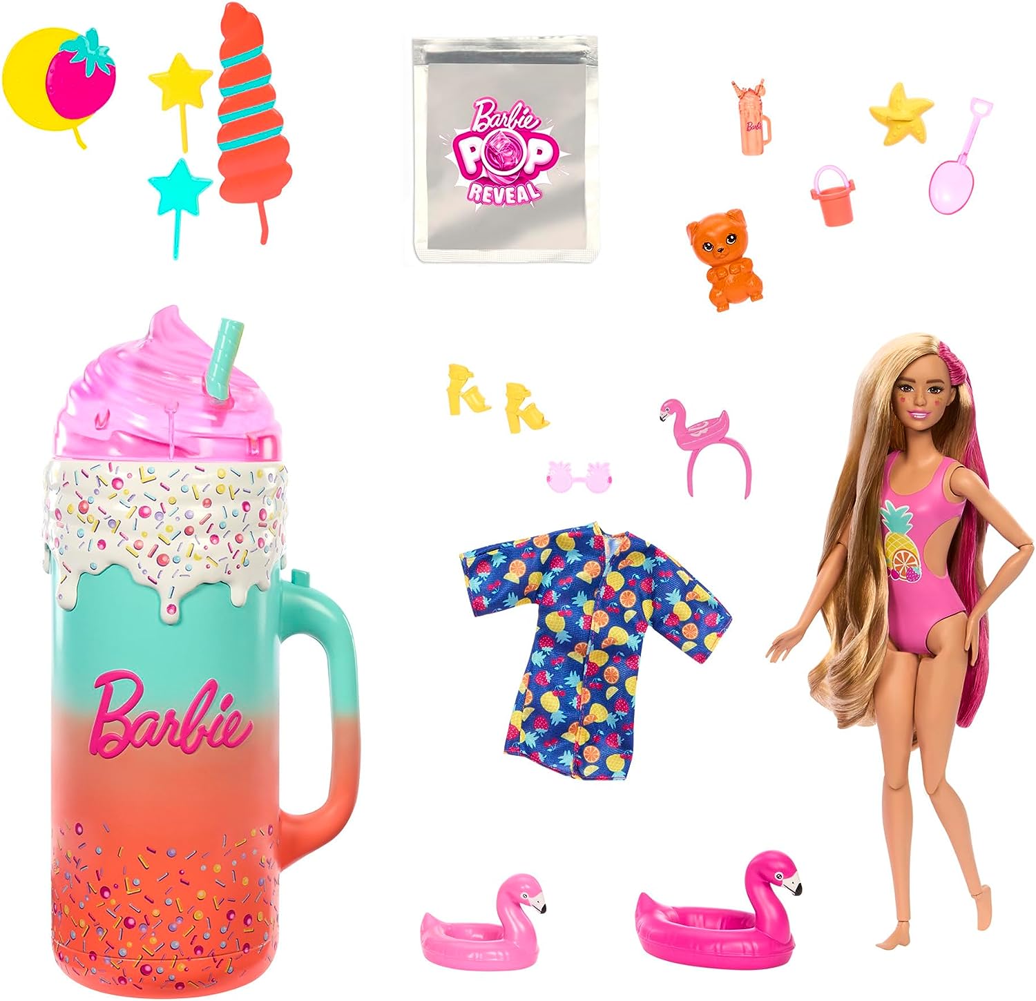 Barbie Pop Reveal Rise and Surprise Giftset with doll 