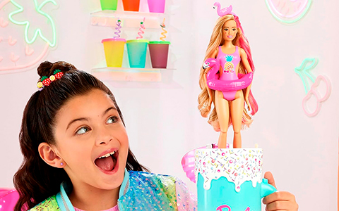 Barbie Pop Reveal Rise and Surprise Giftset with doll