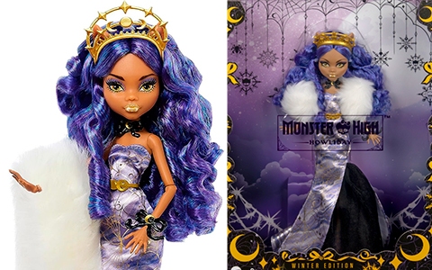 Monster High Howliday Winter Edition Clawdeen Wolf doll