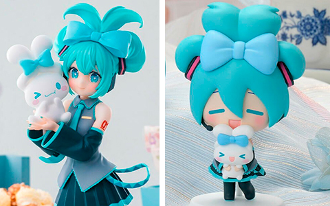 Hatsune Miku Cinnamoroll Nendoroid and Sega figures