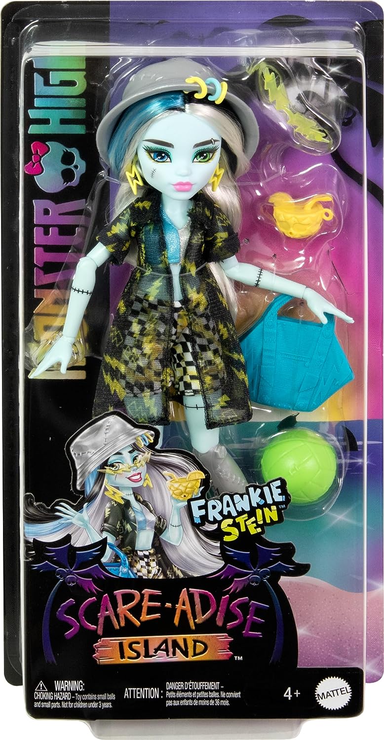 Monster High Scare-adice Island Frankie Stein doll
