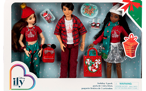 Disney ily 4EVER Holiday 3 pack dolls