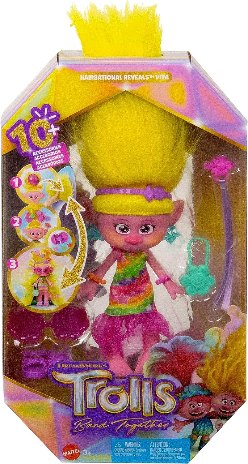 Trolls Band Together Hairsational Reveals Viva doll