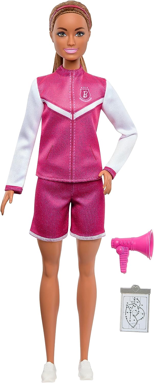 Barbie Sports Career 4 pack: General Manager, Coach, Referee and Sports Reporter dolls