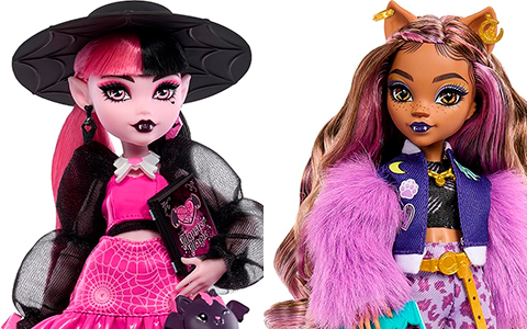 New Monster High G3 refresh Draculaura and Clawdeen dolls 2023