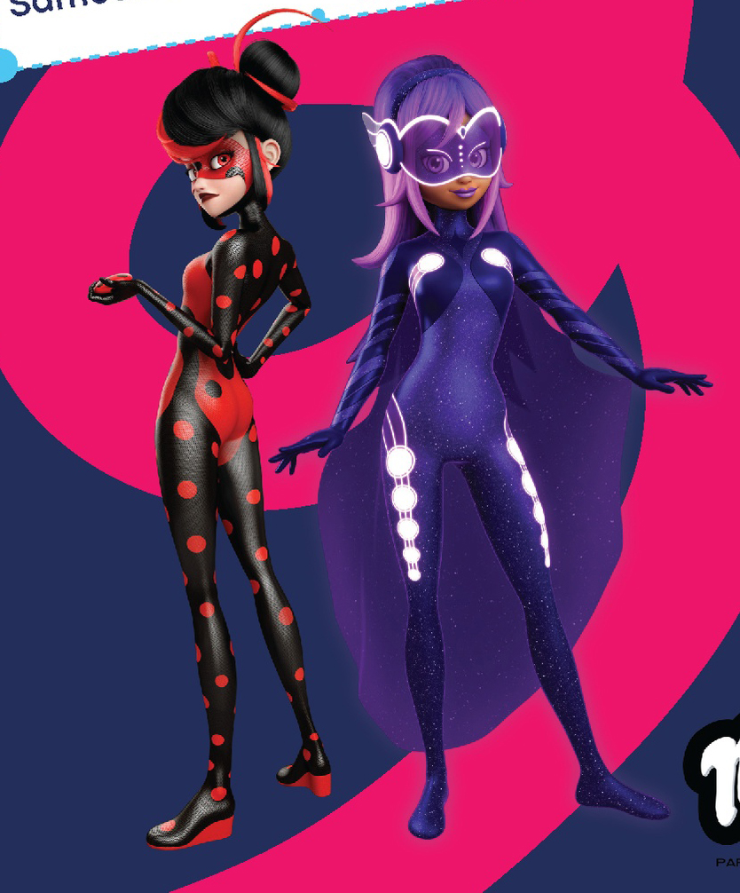 Miraculous World Paris: The Tales of Shadybug and Claw Noire release date  and first look at Shadybug and Toxinelle 