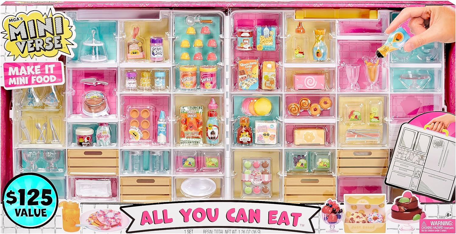 Make It Mini Kitchen MGA's Miniverse, Kitchen Playset, w/ UV Light