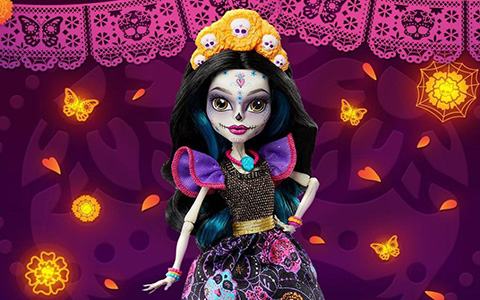 Monster High Howliday Skelita Calaveras Dia de Muertos 2023 doll