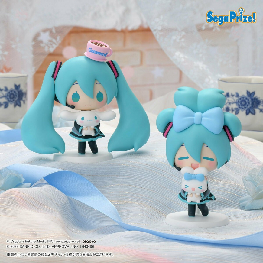 Hatsune Miku Cinnamoroll Sega mini figures