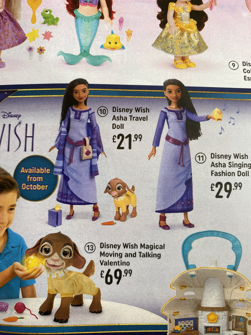 Disney Wish Asha dolls