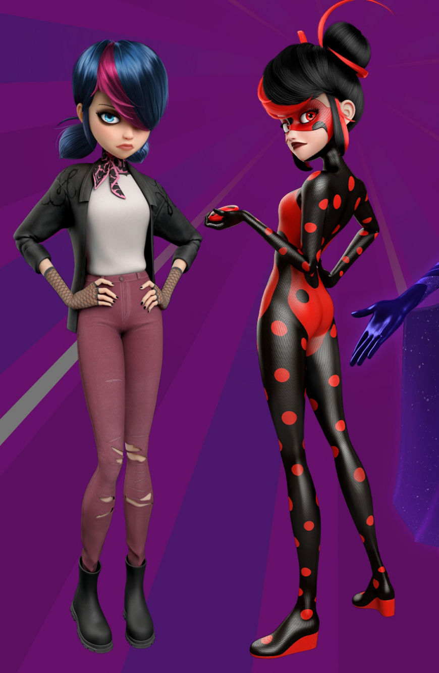 Miraculous World Paris First look at Shadybug, Toxinelle and new picture of Hesperia