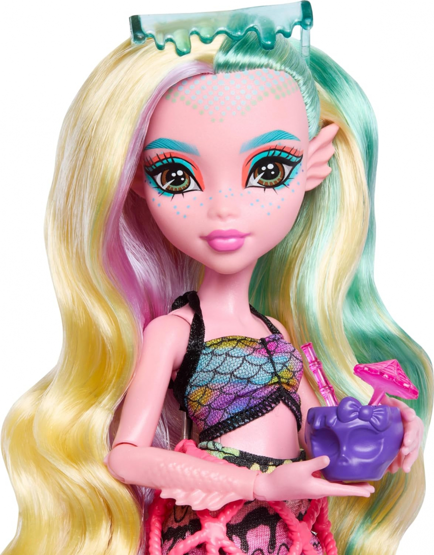 Monster High Lagoona Blue Scare-adise Island Snack Shack doll playset
