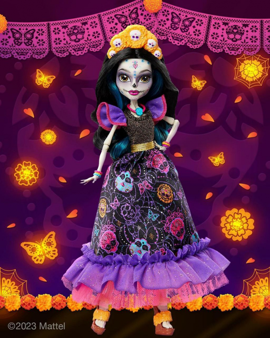 Monster High Howliday Skelita Calaveras Dia de Muertos 2023 doll