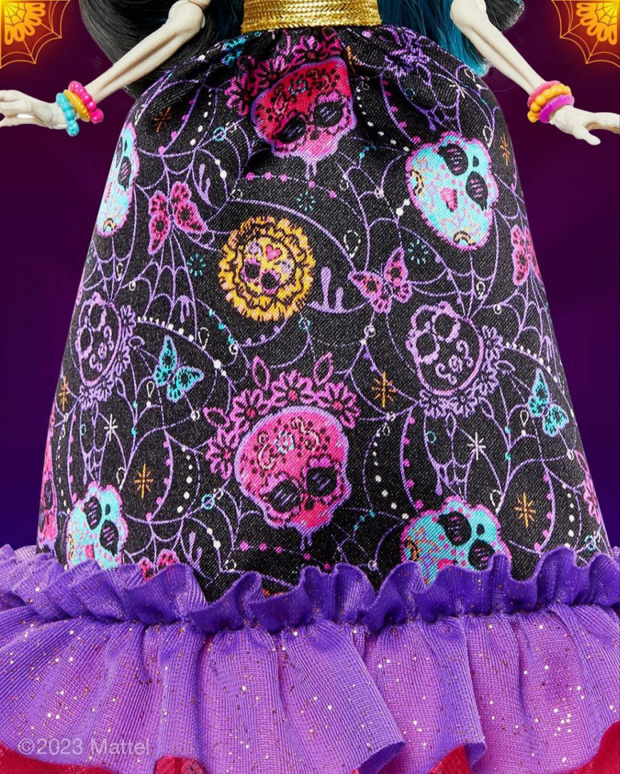 Monster High Howliday Skelita Calaveras Dia de Muertos 2023 doll