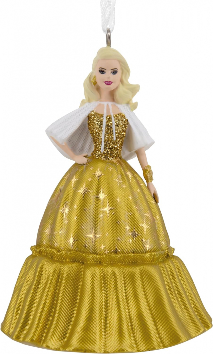 Holiday Barbie 2023 Christmas Ornament Blonde