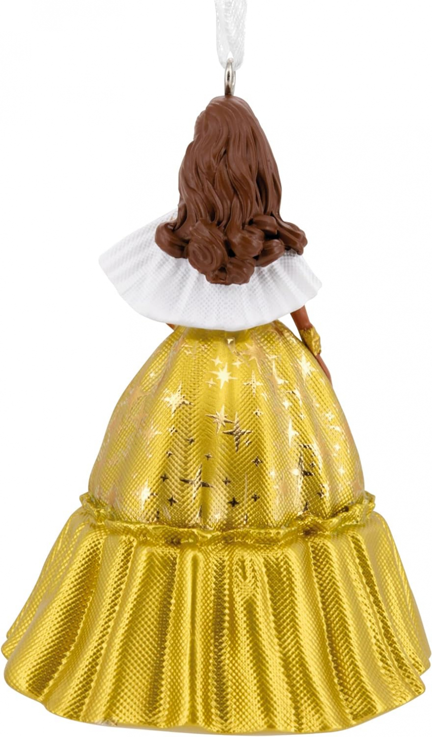 Holiday Barbie 2023 Christmas Ornament Bunette