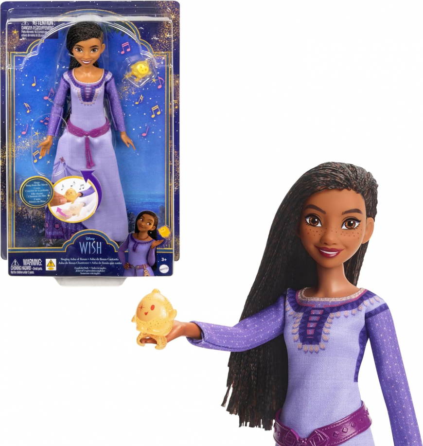 Disney Wish Asha Singing doll HPX26