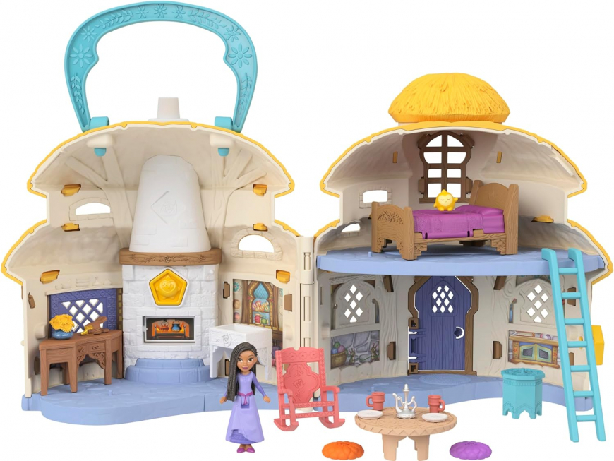 Disney's Wish Cottage Playset with Asha mini doll HRH76