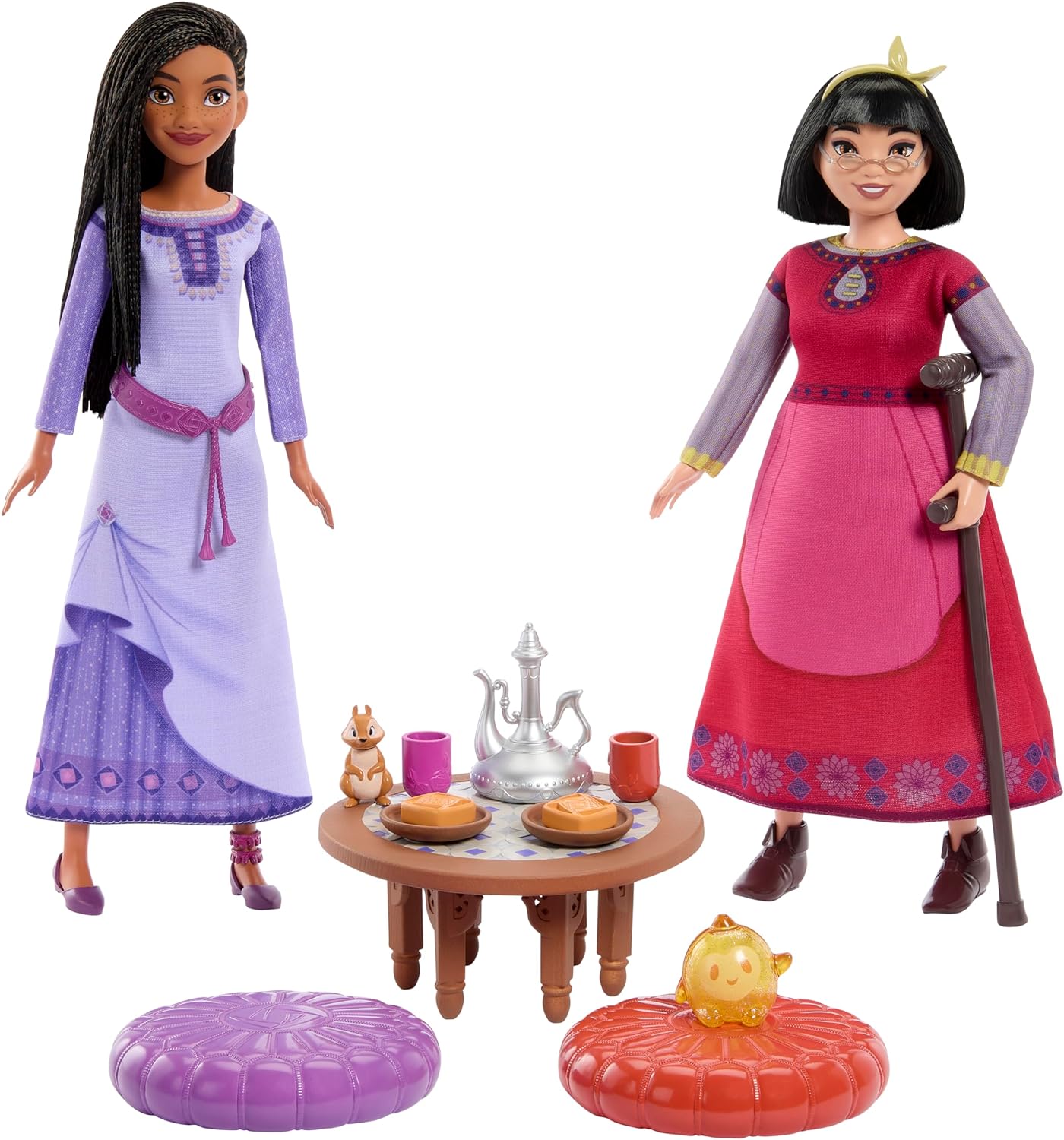 Disney Wish movie 2023 dolls from Mattel - Asha and other