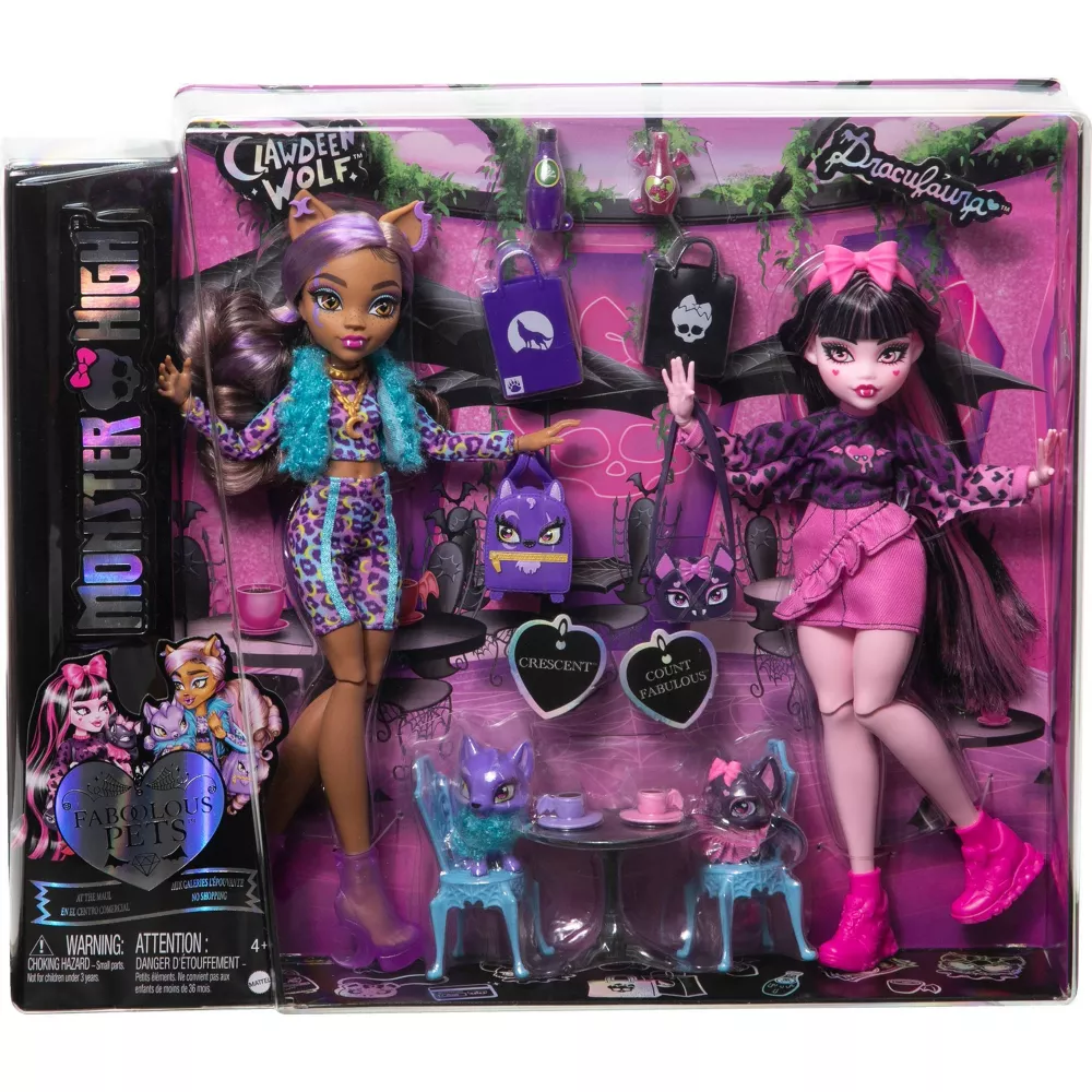 Monster High Faboolous Pets Cleo De Nile Fashion Doll and Two Pets (Target  Exclusive)