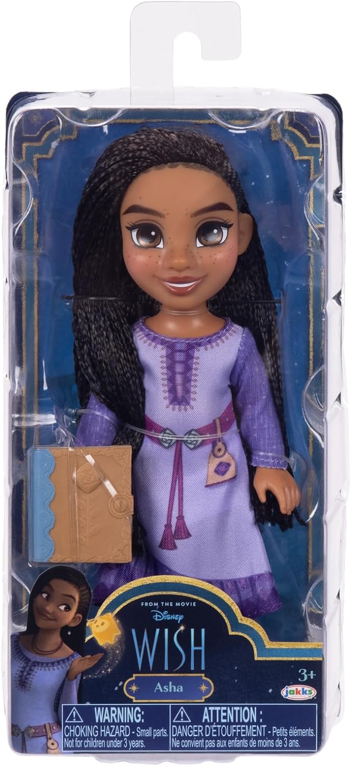 Disney's Wish Asha Petite Doll 6 Inches Tall