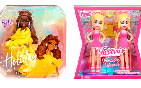 MGA's Miniverse Bratz Mini's 2-Pack Collector Edition: Holiday Felicia and Tweevils
