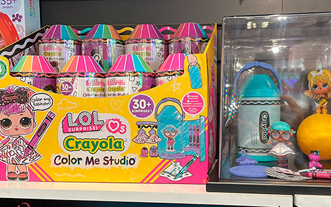 New LOL Surprise Crayola Color Me studio dolls