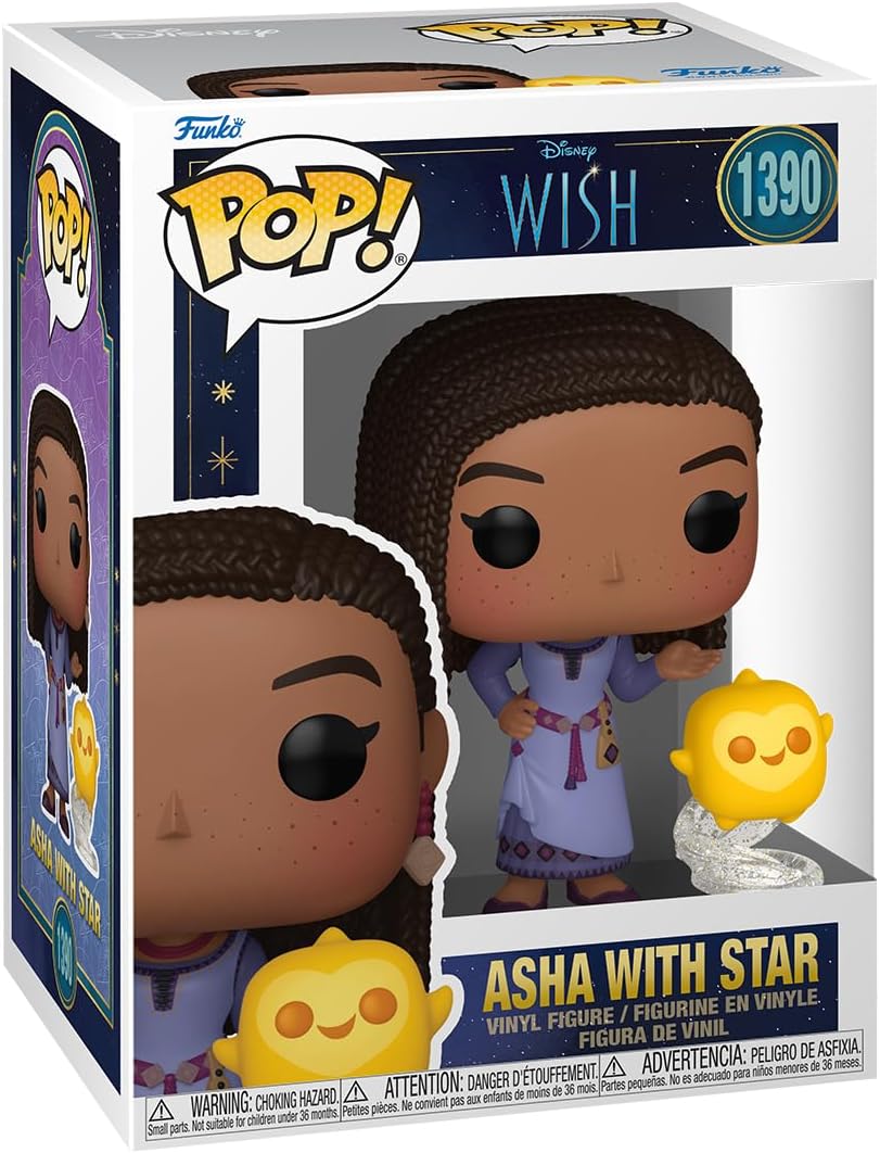 Disney Wish Funko Pop Asha with Star