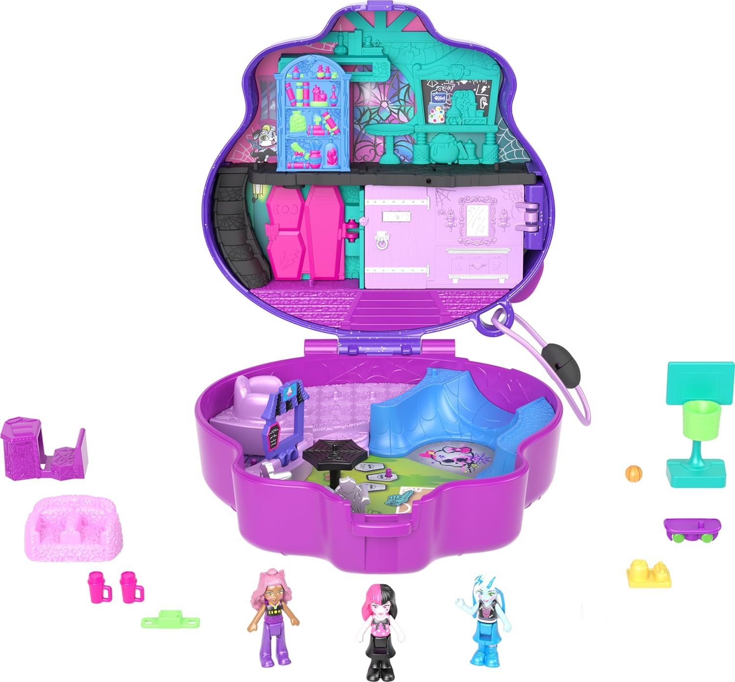 Polly Pocket Monster High compact 