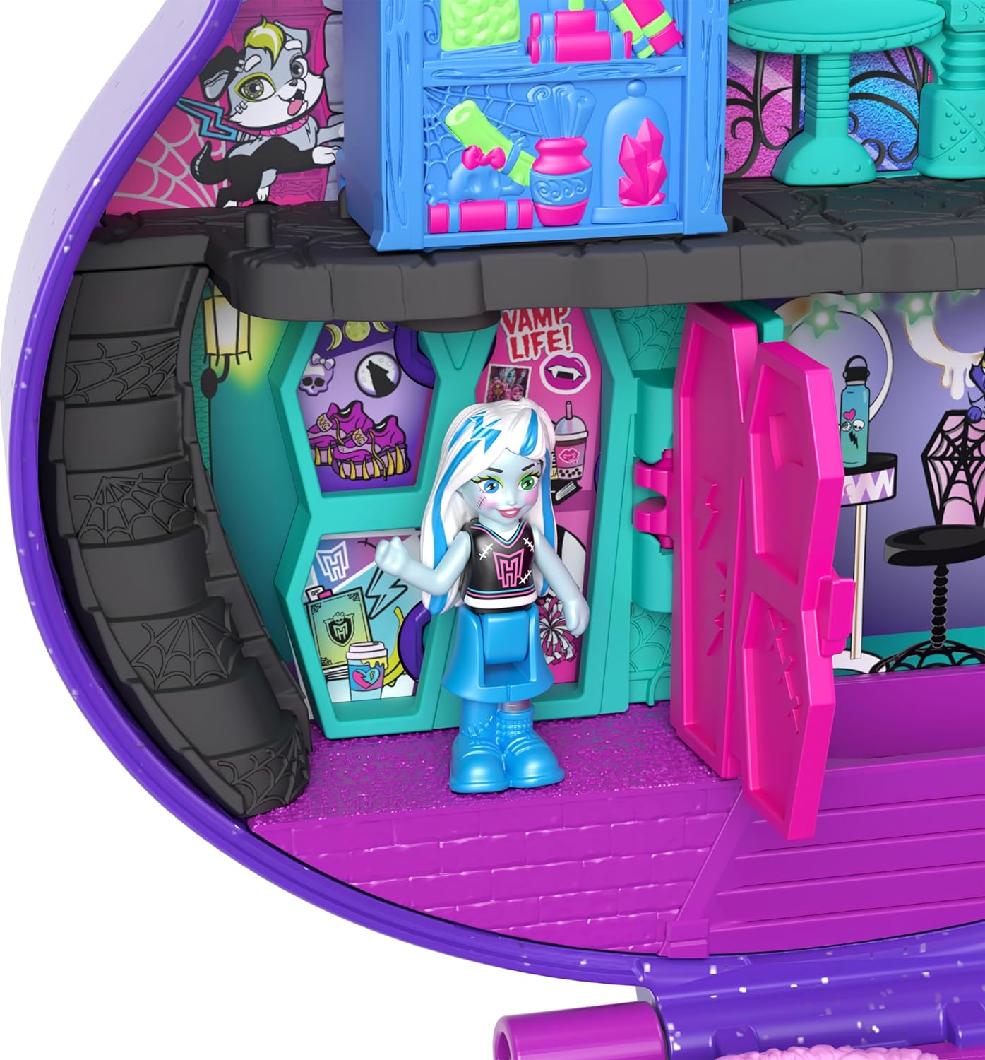 Polly Pocket Monster High compact 